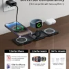 Wireless charger for phone, watch, earbuds.