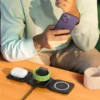 Random color 3-in-1 magnetic charger.