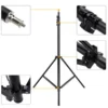 Durable light stand for LED light setups.
