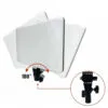 Professional selfie ring light with phone mount.
