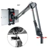 Overhead tripod holder for tablets and phones.