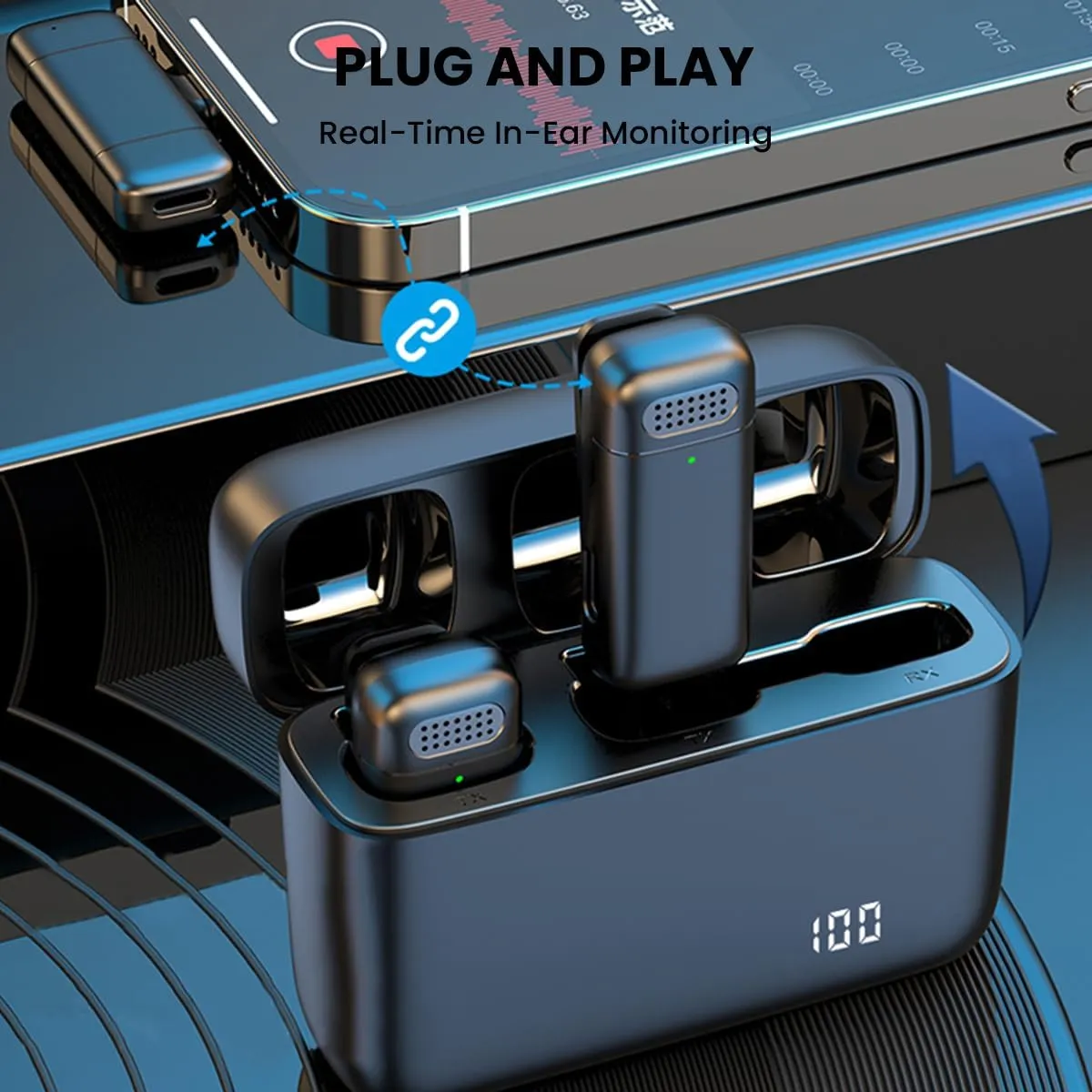 Type C lavalier mic for social media content.