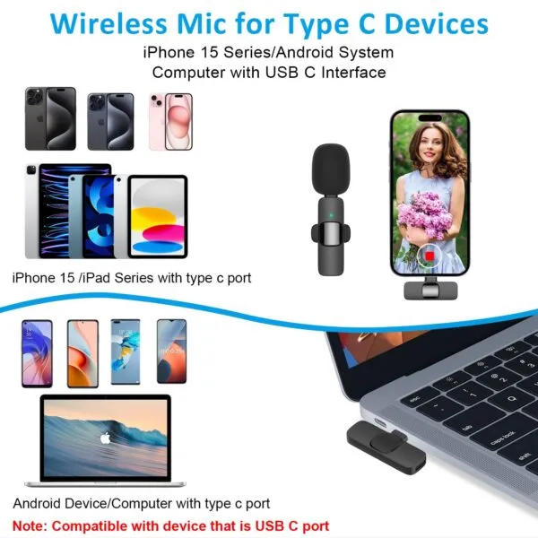Professional-grade wireless microphone for podcasts and interviews.