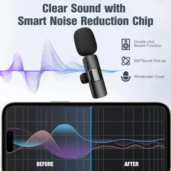 Mini microphone for YouTube and social media creators.