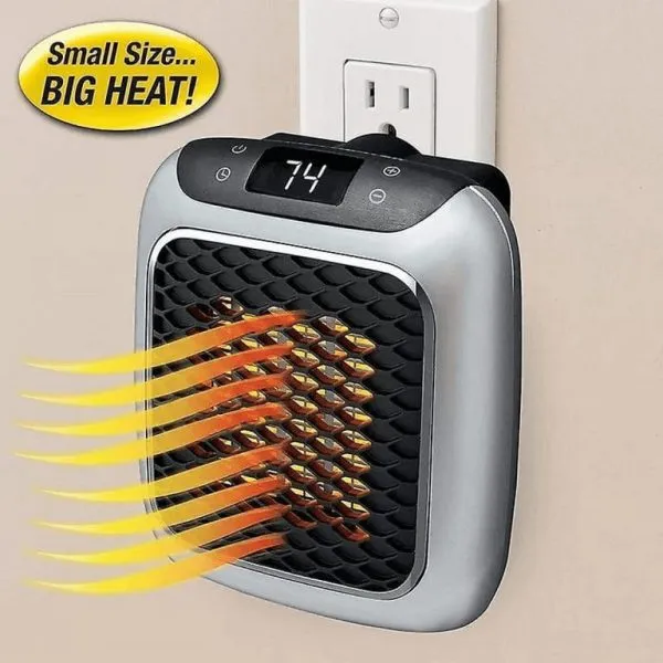 800W Digital Electric Space Heater for home use