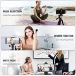 Wireless microphone with crystal-clear audio quality.