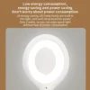 Voice control LED light with customizable light modes for easy home automation.