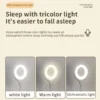 Smart LED voice command lamp with energy-saving features and three light modes.