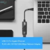 High-speed USB 3.0 Ethernet converter for seamless online access.