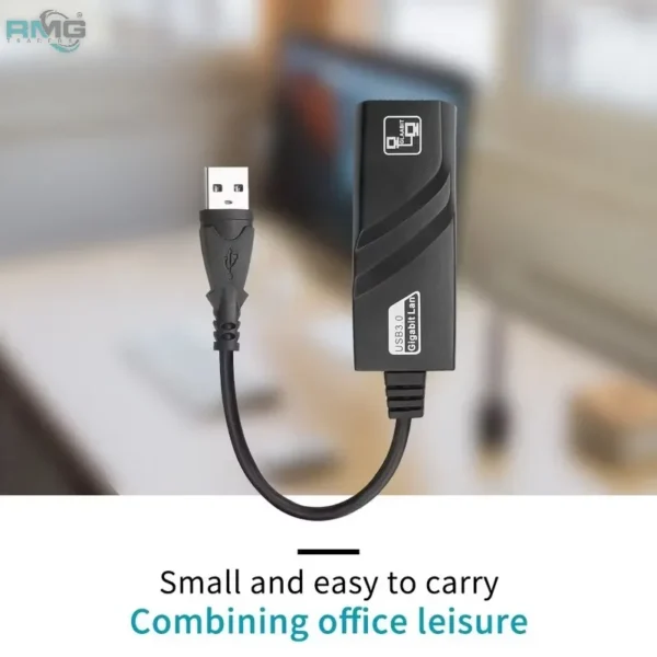 USB 3.0 Ethernet cable for desktops and ultrabooks.