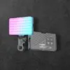 Compact RGB LED light for professional photography and videography.