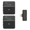 SX8 Dual Type-C Wireless Microphone for Android devices.