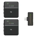 SX8 Dual Type-C Wireless Microphone for Android devices.