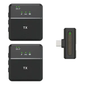 SX8 Dual Type-C Wireless Microphone for Android devices.