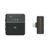Wireless microphone for video production and online streaming.