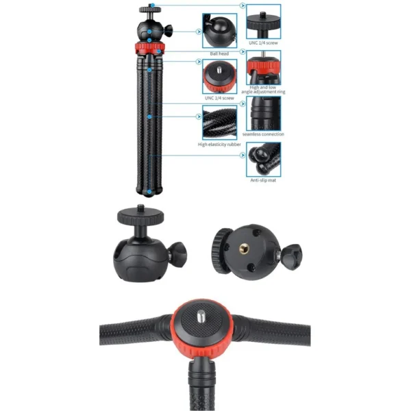 Octopus Tripod for Smartphones and Action Cameras