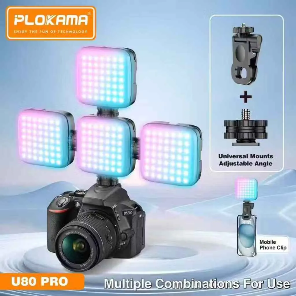 Portable Plokma U80 Pro Photography Lamp.