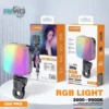 RGB LED Mini Light R18 for professional videos.