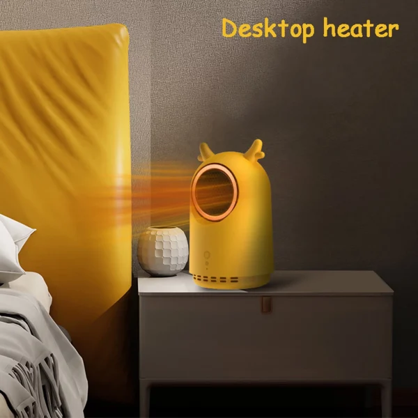 Deer Design Electric Room Heater - Portable Air Warmer