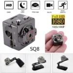 Compact SQ8 portable wireless HD mini camera.