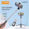 Adjustable Plokama selfie tripod for smartphones.