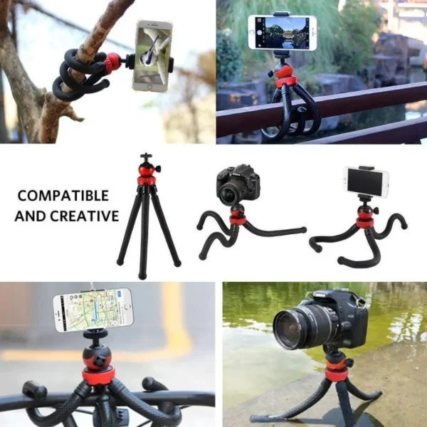 Portable Lightweight Flexible Tripod Stand
