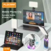 Adjustable Plokama U160 selfie light for mobile.