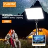 Adjustable LED light for product photo shoots.