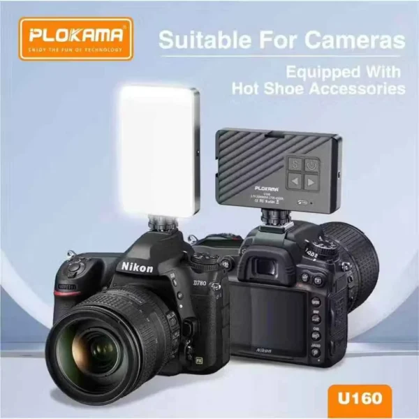 Compact selfie light for vlogging and TikTok.