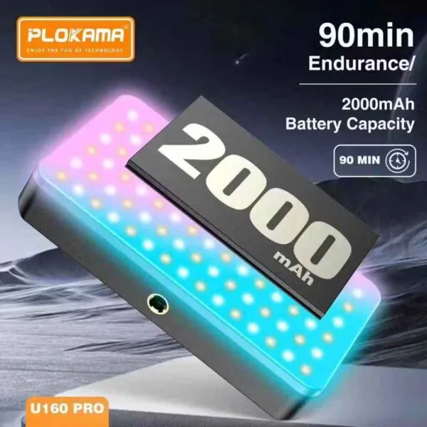 Compact Plokama U160 Pro light for travel shoots.