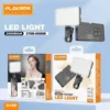 LED video light with clip for beauty tutorials.