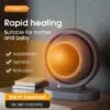 Mini Electric Heater Warmer - 380W Intelligent Air Fan