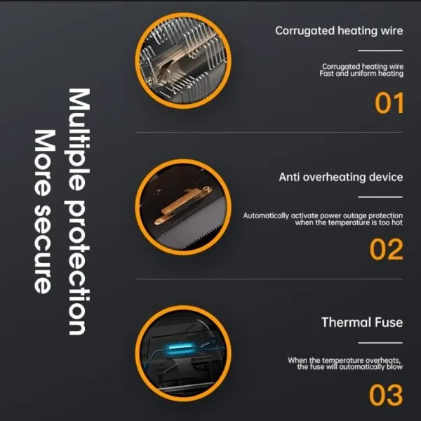 Mini Intelligent Heating Device - Personal Desktop Blower