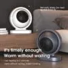 Small 380W Electric Heater with Air Blower Function