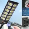 solar street lamp for pathways