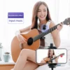 Compact wireless mic for video recording and streaming.