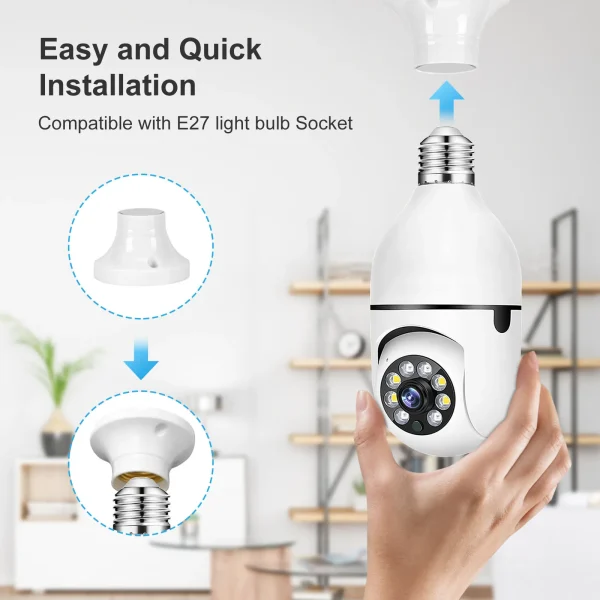 Smart 360° Panoramic Bulb Security Camera