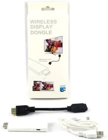 Wireless HDMI dongle for TV and gaming.