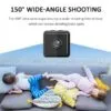 Wireless HD 2MP mini security camera with app control.