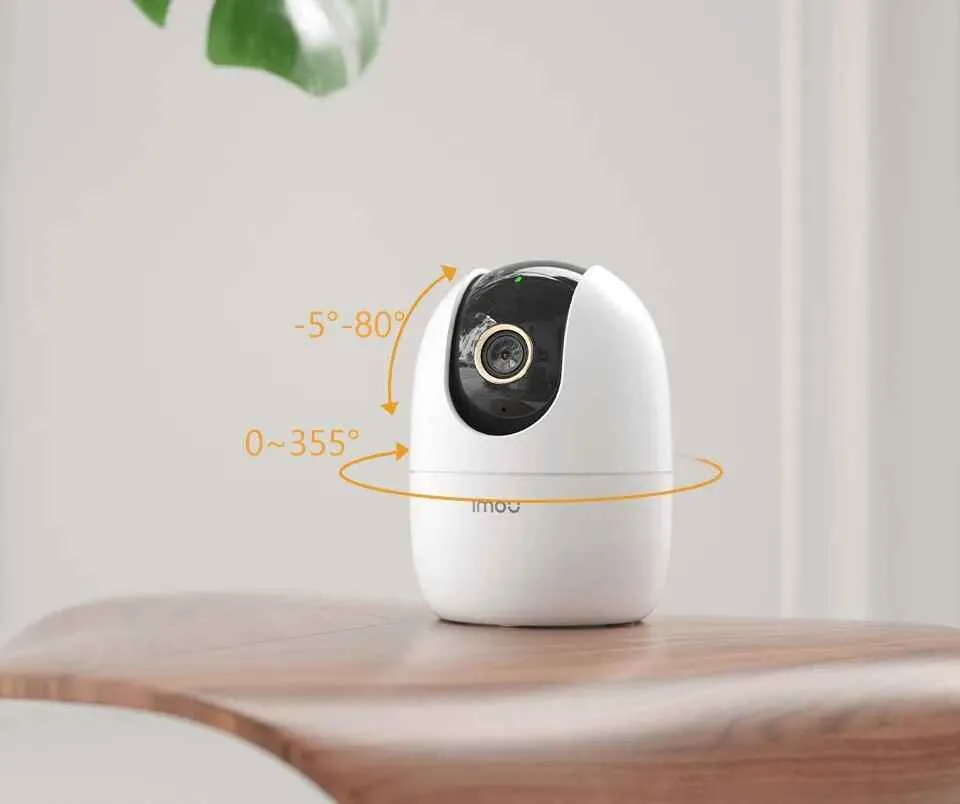 360° coverage, night vision, built-in siren, smart tracking Wifi Camera