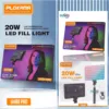 PLOKAMA U480 Pro RGB BrightLED Studio Lamp for Photography