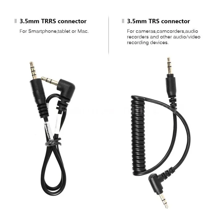 Lightweight BY-MM1 microphone – Perfect for DSLR and smartphone recording