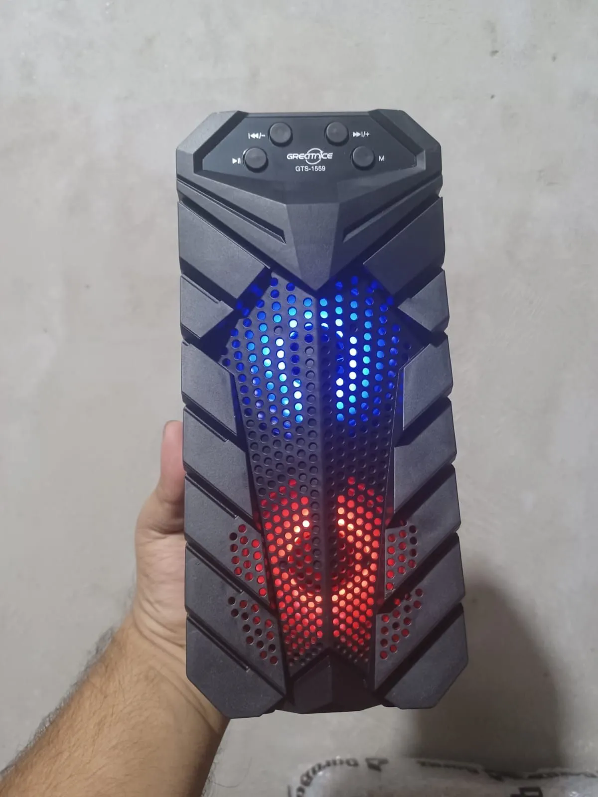 Rechargeable GTS-1559 Portable Speaker for Travel 