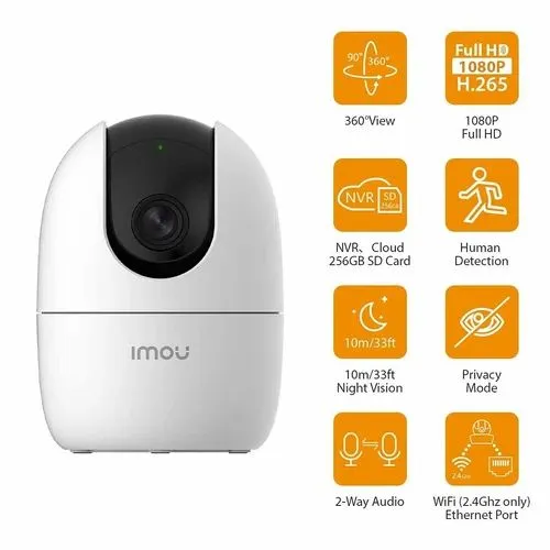Smart Tracking Camera IMOU Ranger 2 with Built-in Siren