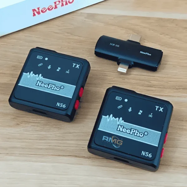 Two-in-one wireless mic – NeePho NP-56 for professional recording
