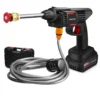 High-pressure cordless washer machine with rechargeable battery