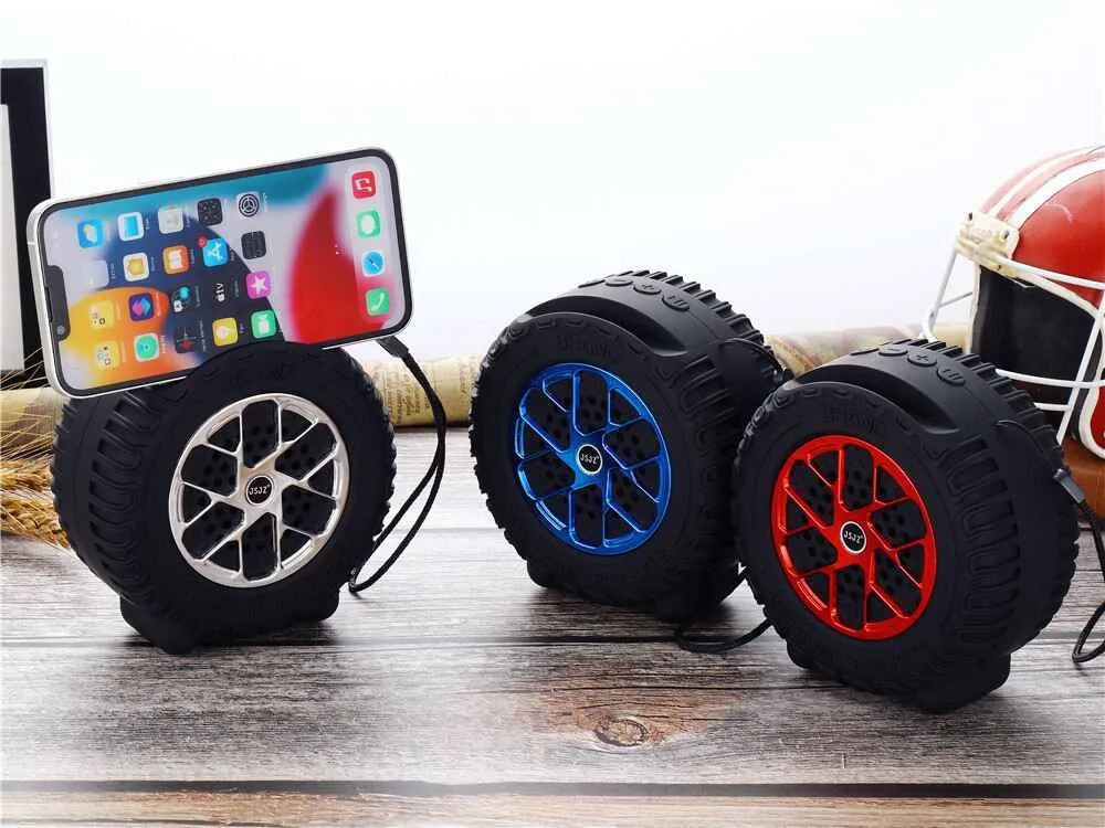 Wireless JZ-200 mini subwoofer with bass for home use.