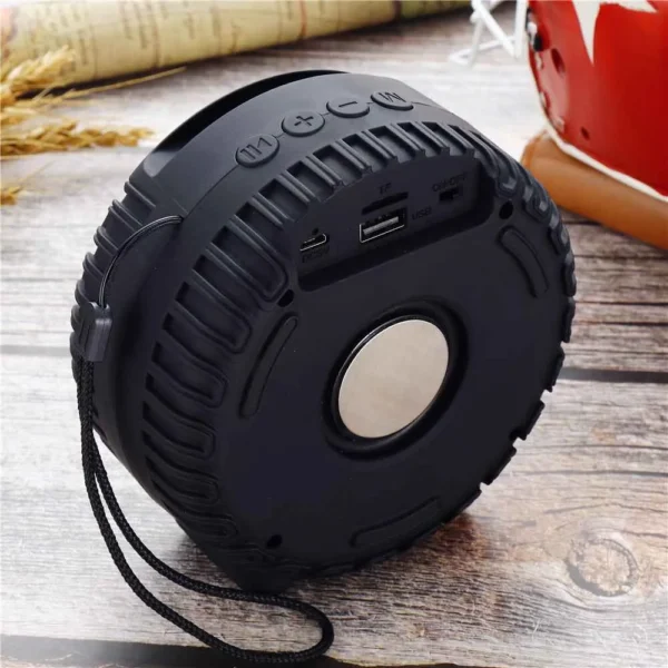 Wireless JZ-200 mini bass subwoofer with TF card slot.