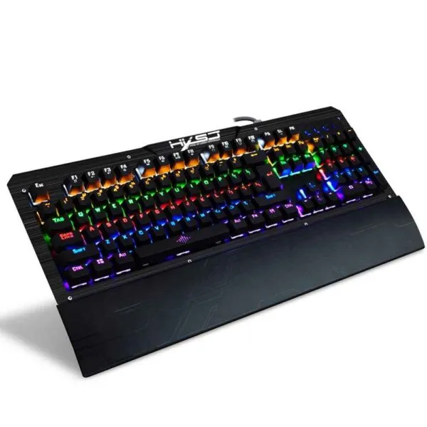 HXSJ 2600 Mechanical Gaming Keyboard with RGB Rainbow Backlight