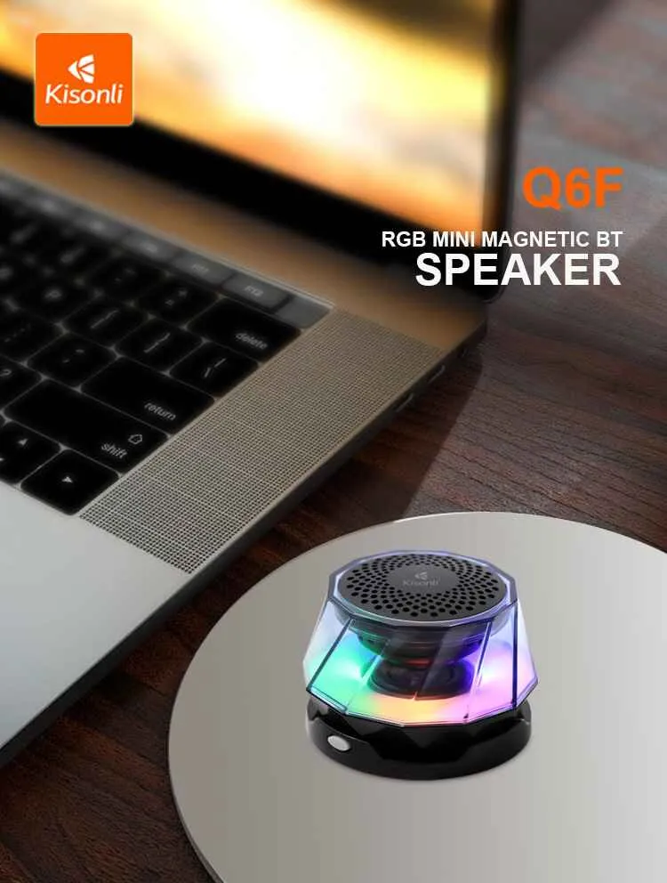 Kisonli Q6F Wireless Speaker for Indoor and Outdoor Fun
